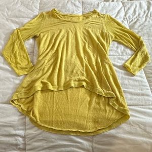 EUC Eileen Fisher Yellow Top